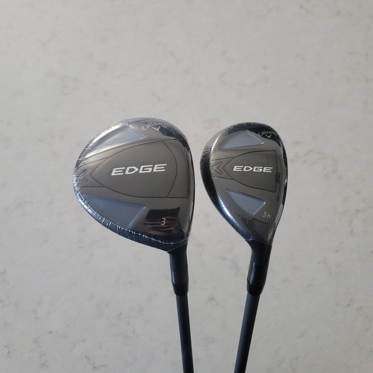 NEW-Callaway Edge 3 Wood and 5 Hybrid Stiff