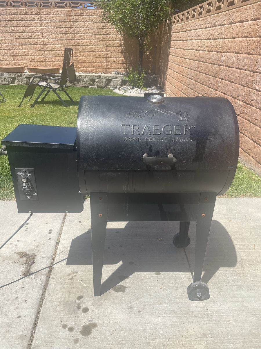 Traeger pellet grill smoker located in Brigham city Utah