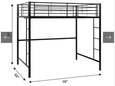 Twin Loft Bed Frame