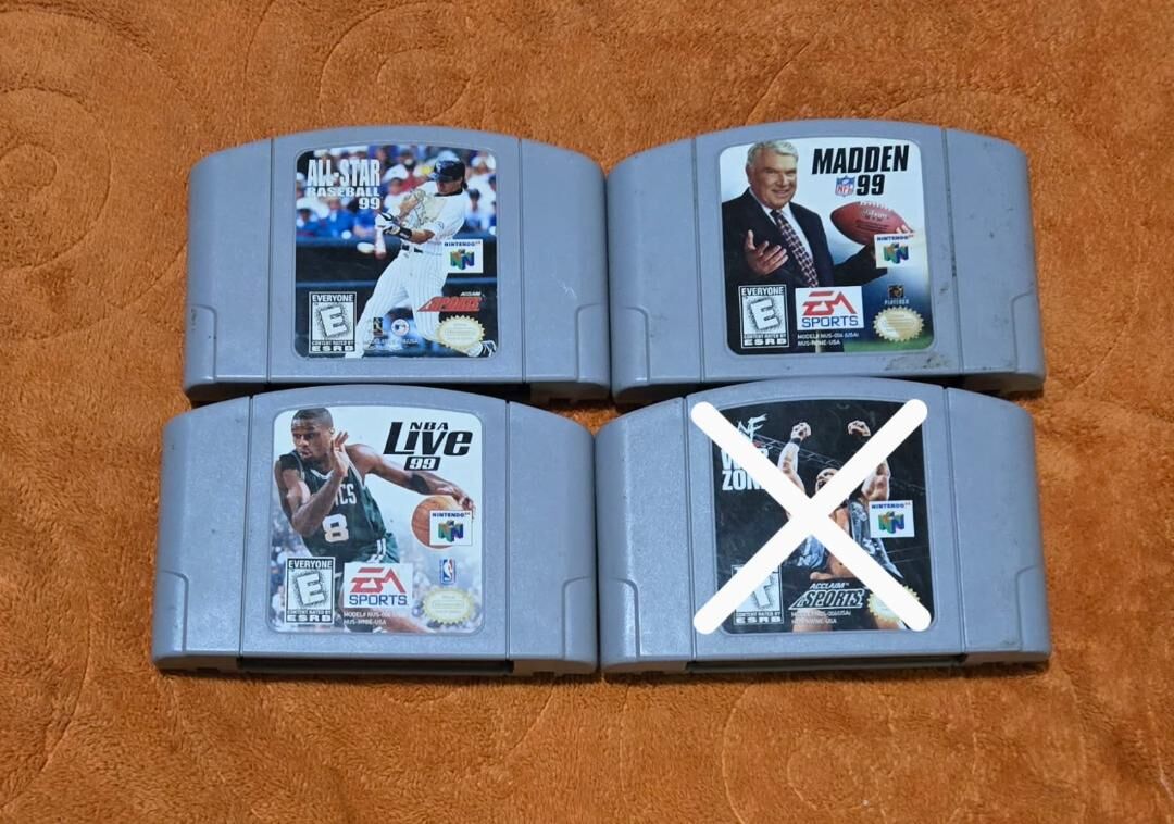 Nintendo n64 games $5 each including Madden 99! Trades considered!