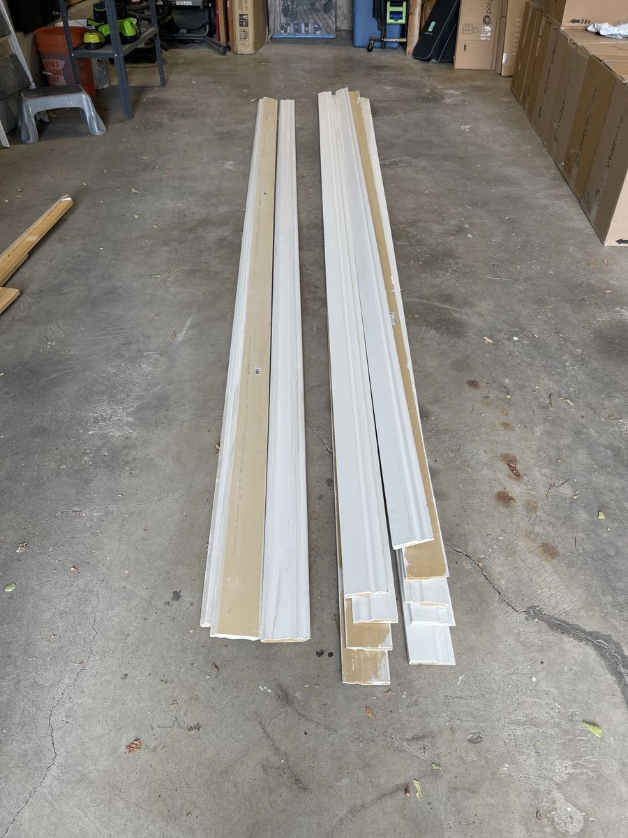 Molding - Baseboard and crown