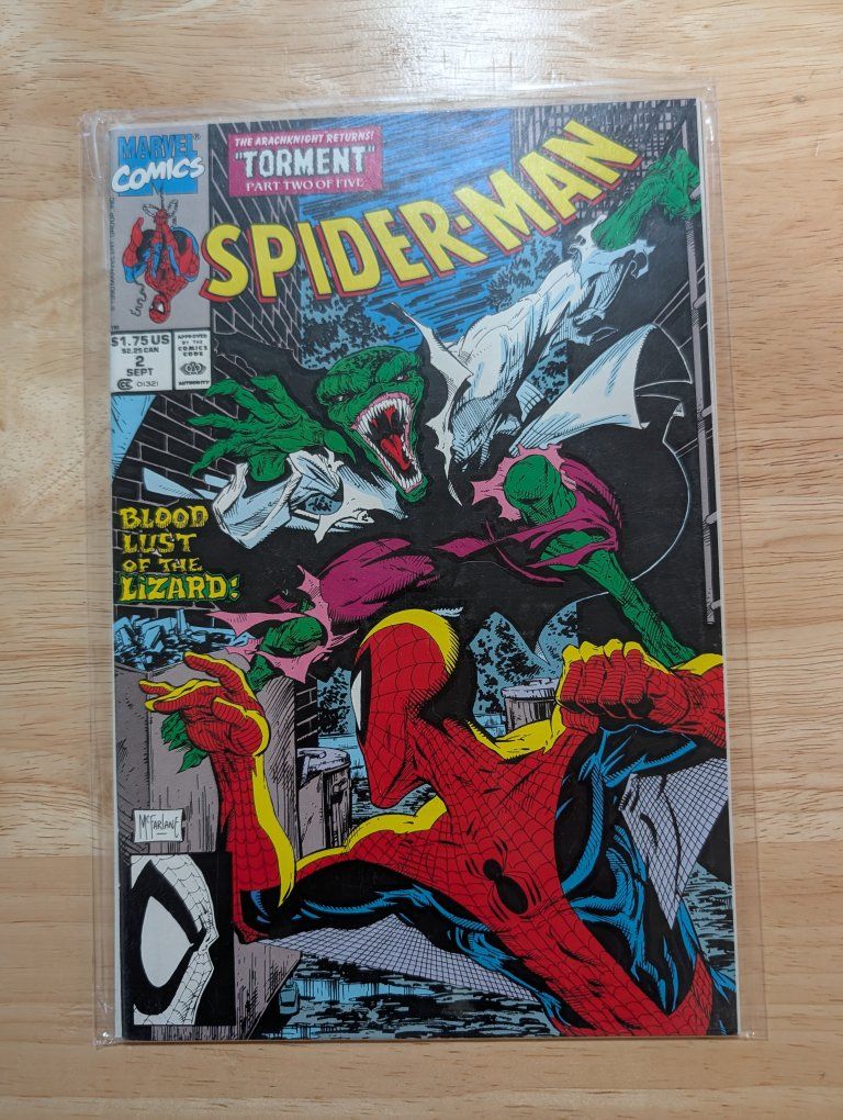 Spider-Man #2 (1990) "Torment", McFarlane Art, Ung