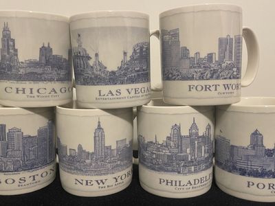 Starbucks City Skyline Mugs