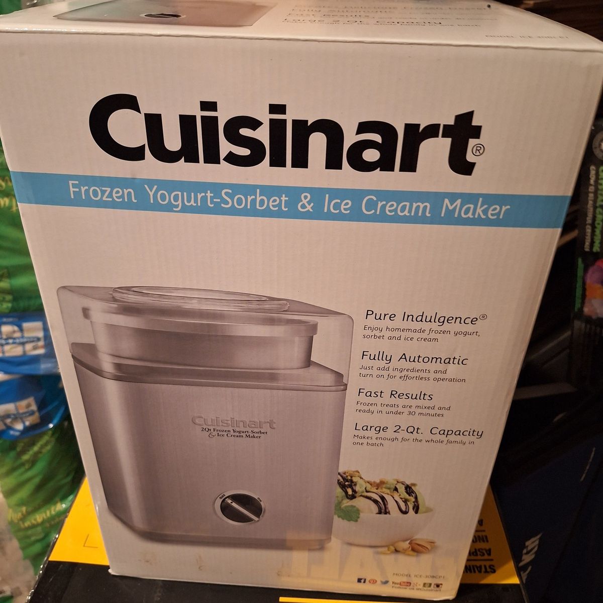 NEW Cuisinart Yogurt Sorbet & Ice Cream Maker