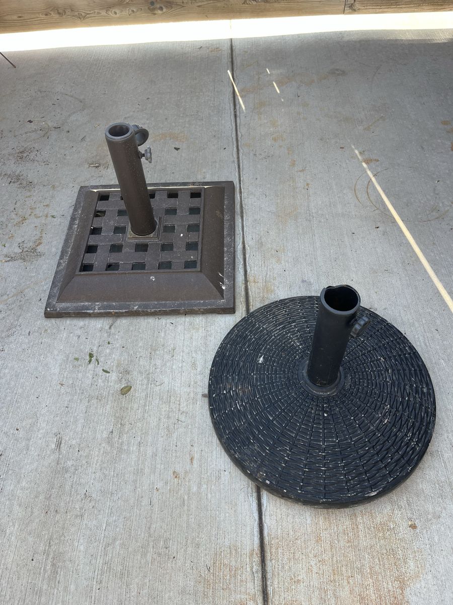 Heavy Umbrella stands $40.00 each