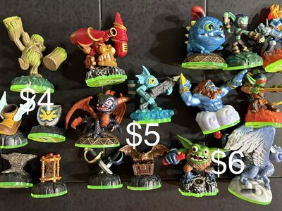 Skylanders Figures, Games, And Extras