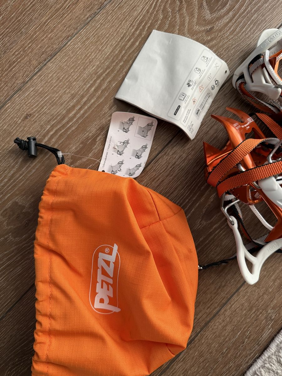 Petzl Orange Leopard FL Crampons for Ski Touring & Glacier Travel