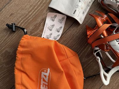 Petzl Orange Leopard FL Crampons for Ski Touring & Glacier Travel