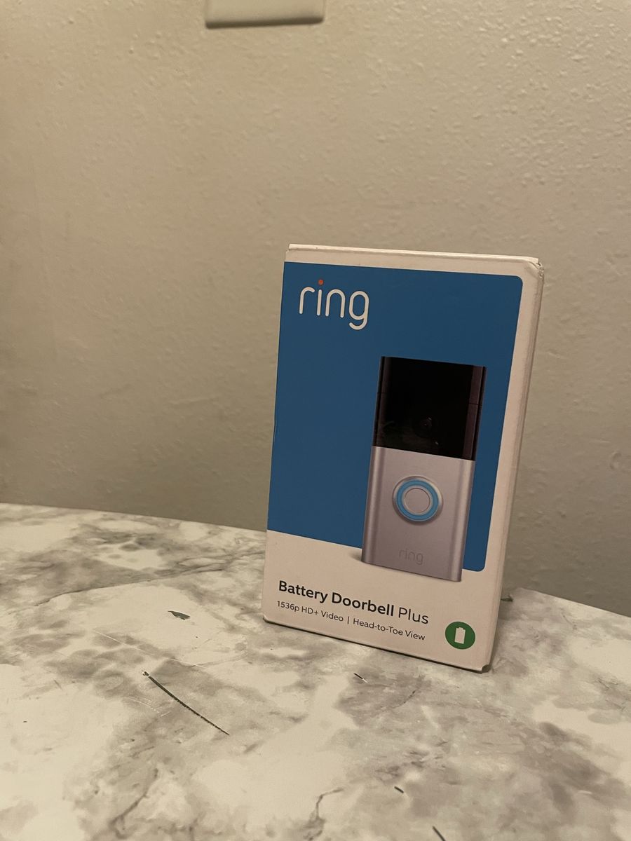 Ring battery doorbell plus