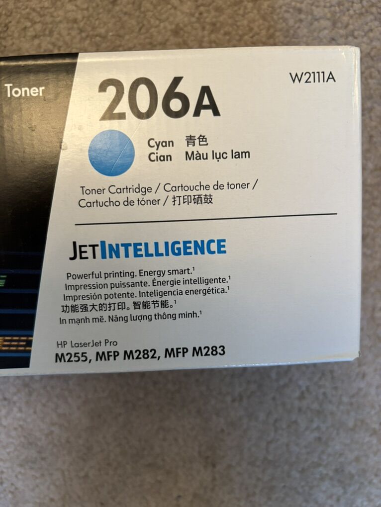 NEW UNopened HP Original LASERJET toner CYAN