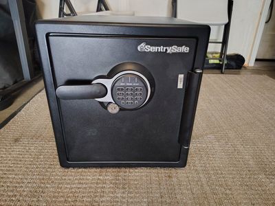 SentrySafe SFW123CS 1.23 cu. ft. Digital Fire & Water Resistant Safe - Black