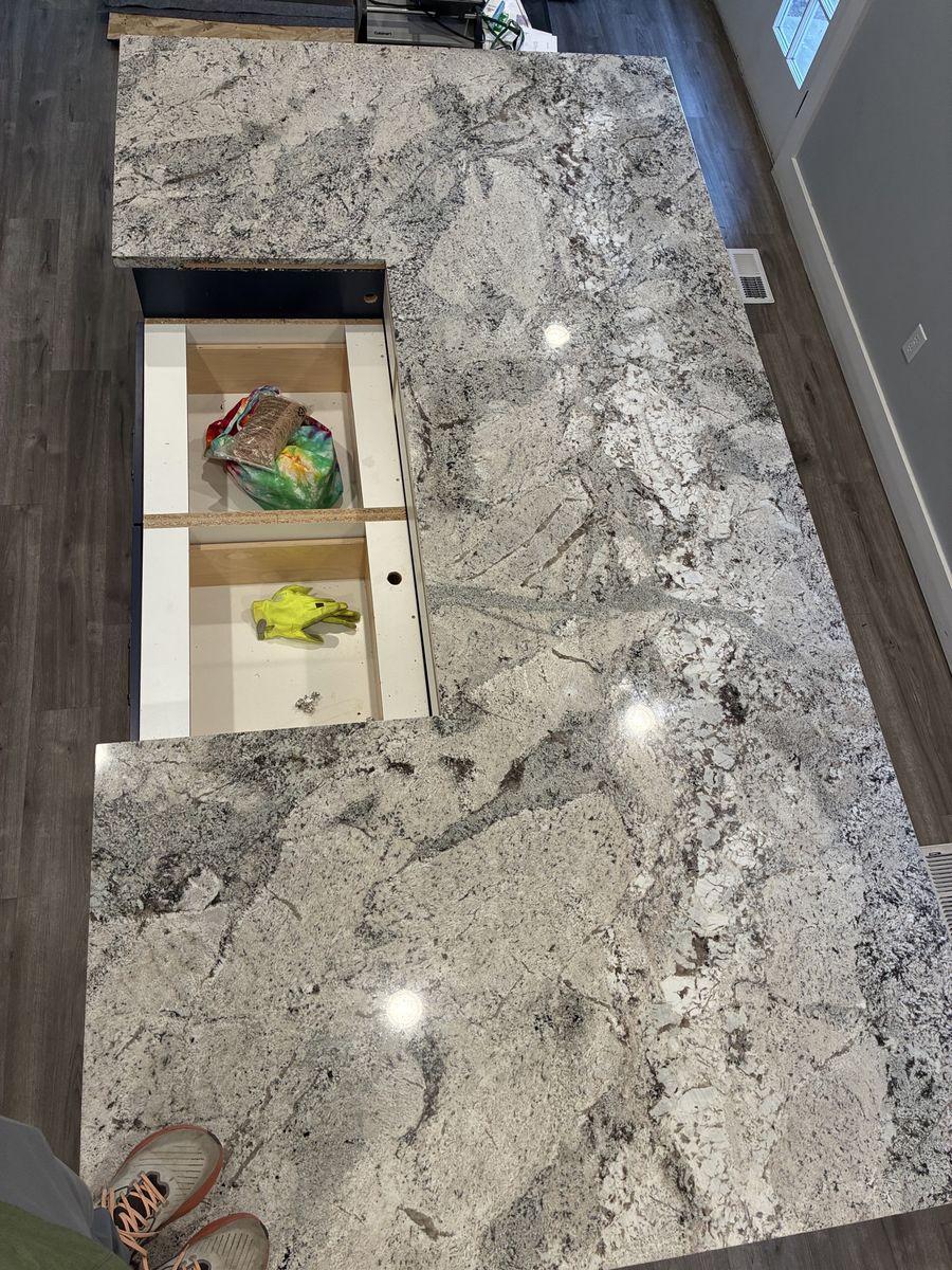 Full 5’ x 10’ slab with 2’ x 4’ cutout for gas range(also for sale on KSL) $40-$20 sq/ft