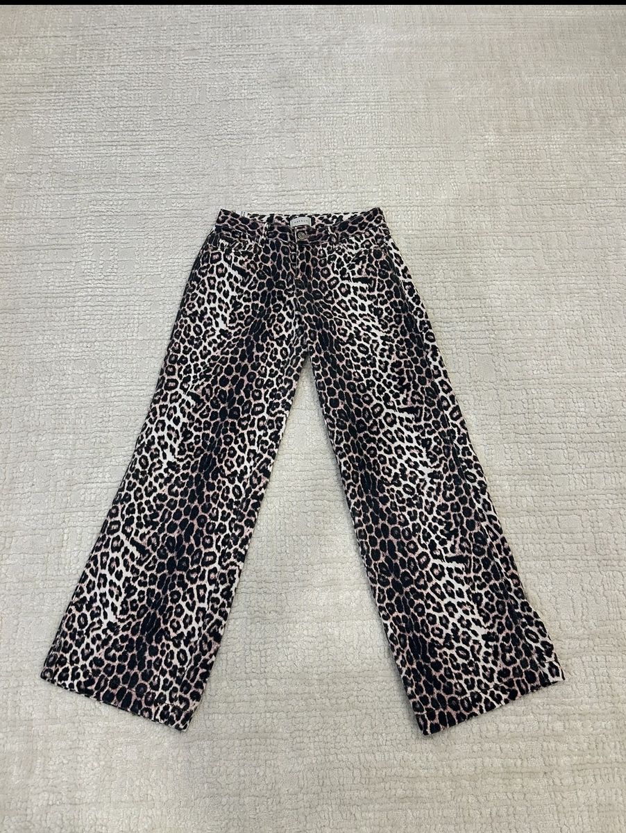 PacSun Leopard Print Wide Leg Pants - Women's Size 25