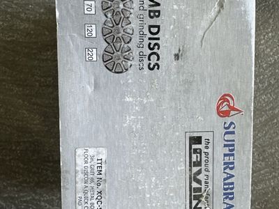 Genuine Superabrasive Lavina 3" Grinding Discs 46 Grit 9 Pack XQC-SA-046MB