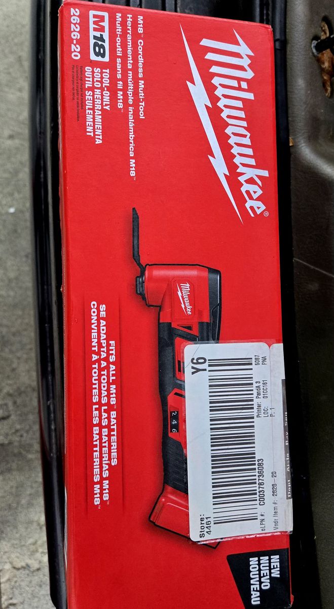 Brand New Milwaukee M18 Cordless Multi-Tool – $90 (Retail $149)!