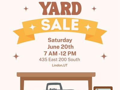 Lindon Family Yard sale