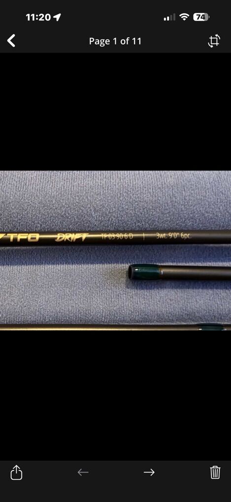 TFO Drift 9' - 12.3' Euro Fly Rod