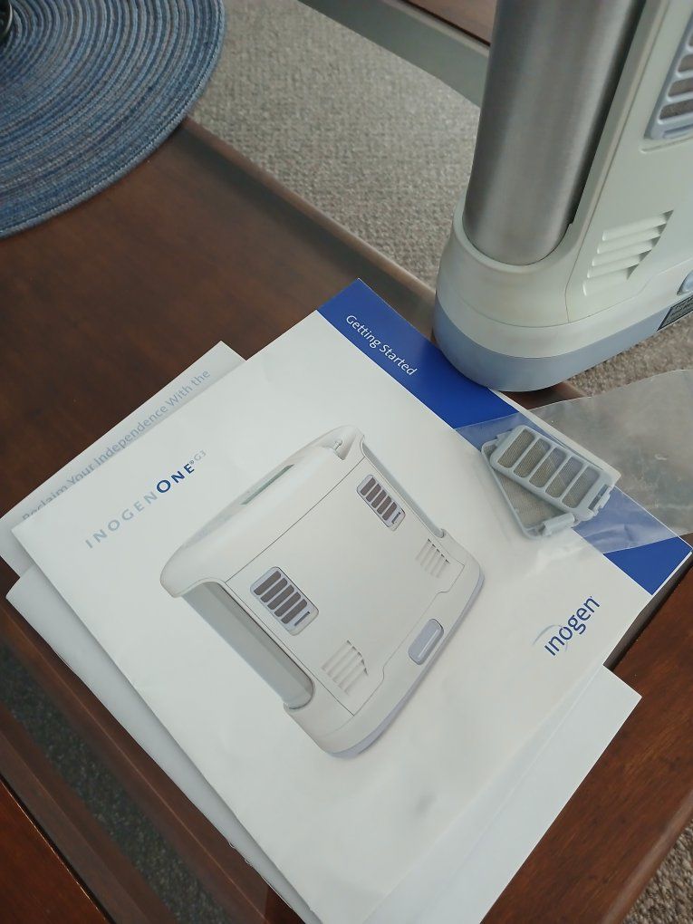 Inogen One G3 Portable Oxygen Concentrator with Carry Bag & Manuals