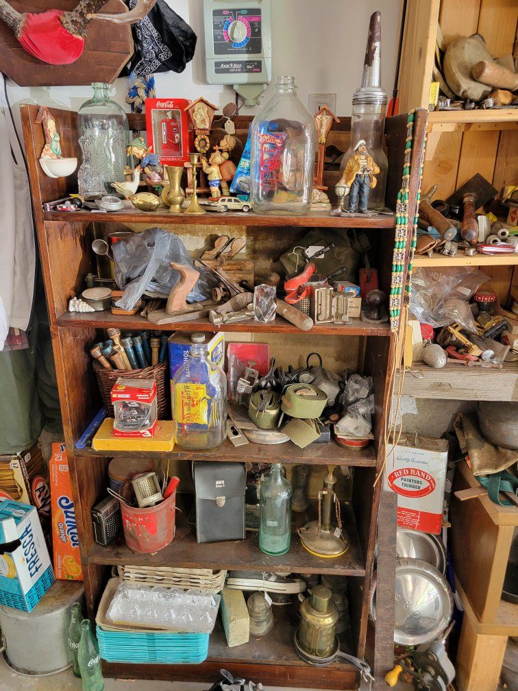Vintage Hand Tools Collection: Wrenches, Chisels, Planes, Brass Objects, and More