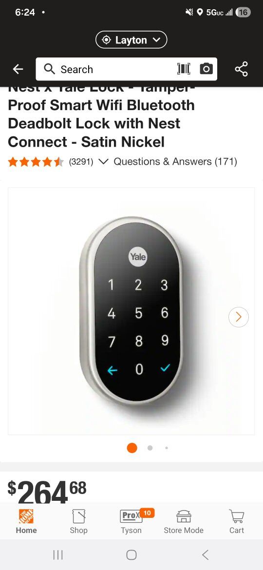 Next X Yale Smart Lock