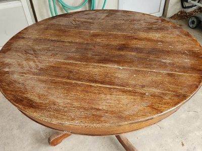 Old Solid Oak Table