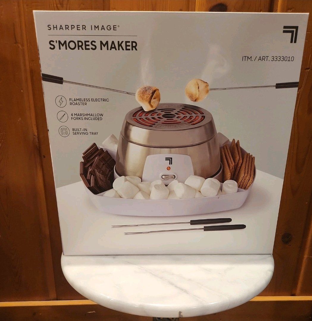 SHARPER IMAGE Electric Tabletop S'mores Maker for Indoors - BRAND NEW UNOPENED