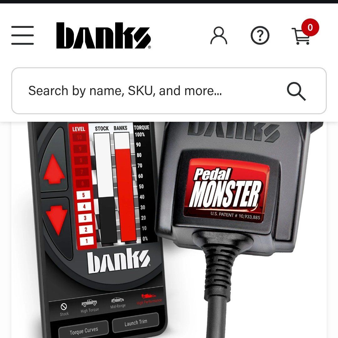 Banks PedalMonster for a 2014-2021 Toyota tundra