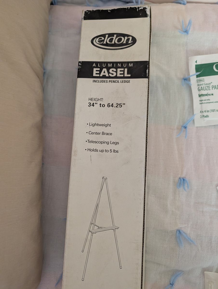 Eldon 34 in. - 64.25 in. Lightweight Telescoping Tripod Easel