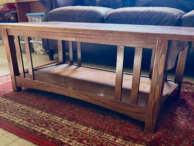 Mission Oak Coffee Table