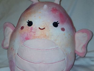 Squishmallows Eileen the Butterfly Plush Toy Pink Orange Tie-Dye