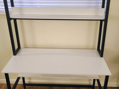 Like New Desk With Shelves