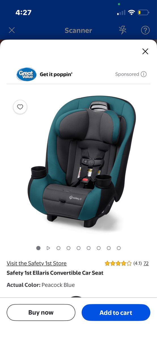 BRAND NEW in BOX Safety 1st Ellaris Convertible Car Seat