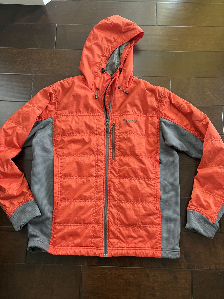 Simms Large Kinetic Primaloft fishing jacket