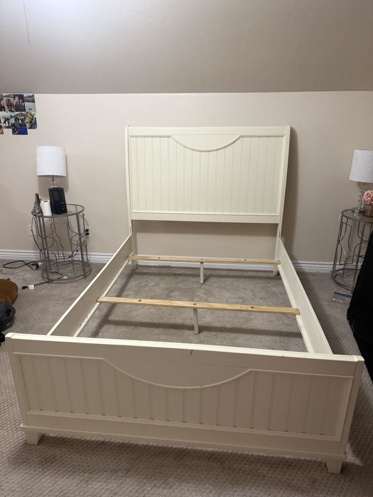 Full Bed Frame, Dresser, Mirror