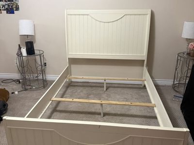 Full Bed Frame, Dresser, Mirror