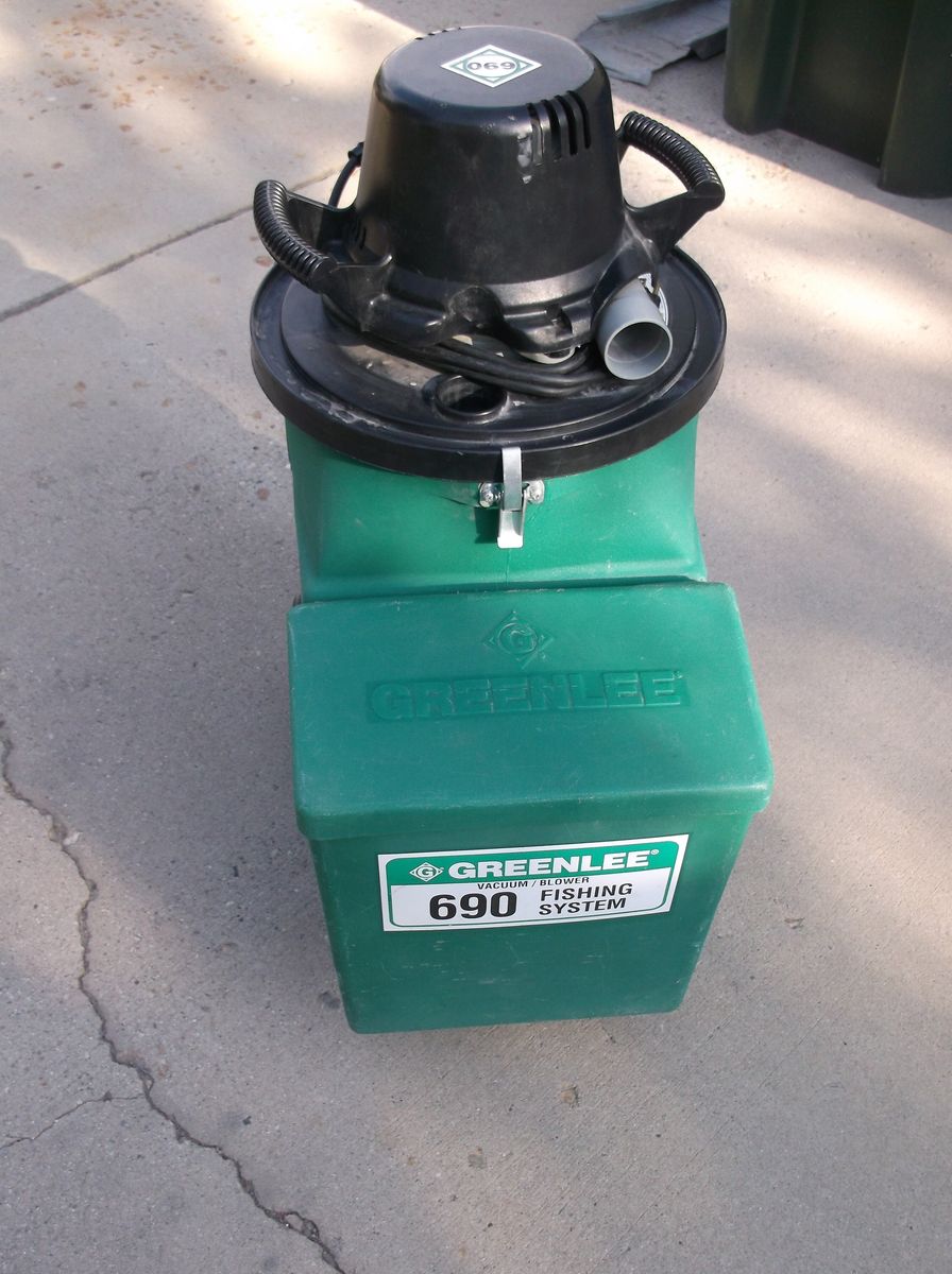 Greenlee 690 Vacuum/Blower Power Fishing System