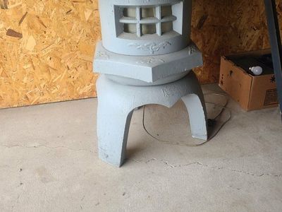 Large Stone Japanese Lantern decor