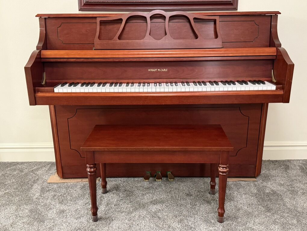 Elegant Hobart M. Cable Upright Piano $1200 OBO