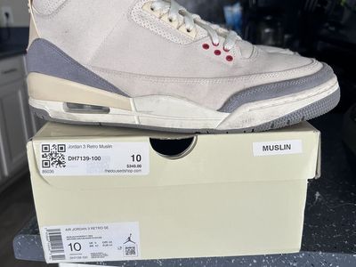 Jordan 3 Muslin