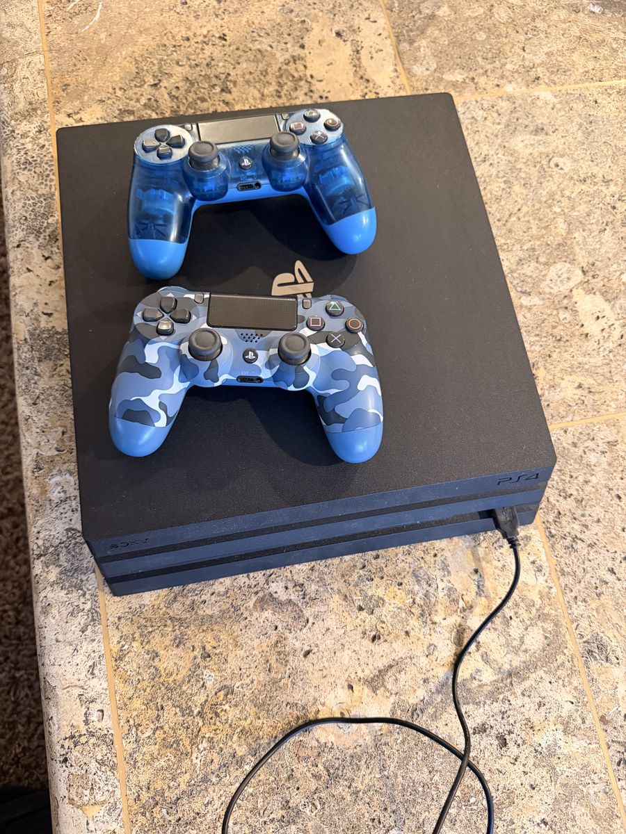 Ps4 Pro With Two Controllers