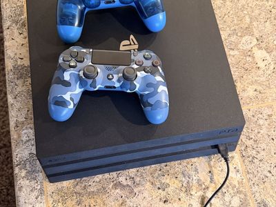Ps4 Pro With Two Controllers