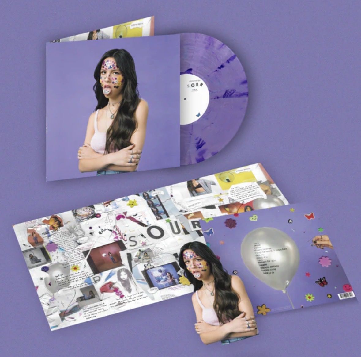 Olivia Rodrigo-SOUR IVC Edition-“Sour”Marbled Purple Vinyl-Magnet Friendly Jacket-NUMBERED-X/3000-RARE-NEW-SEALED