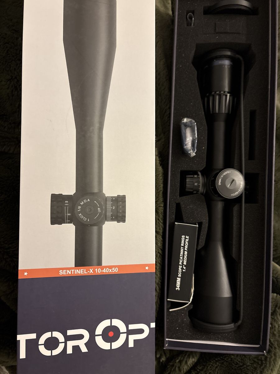 Sentinel-X 10-40x50 Scope (Brand New in Box)