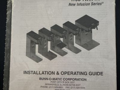 Bunn CommercialTea/Coffee Brewer (new)