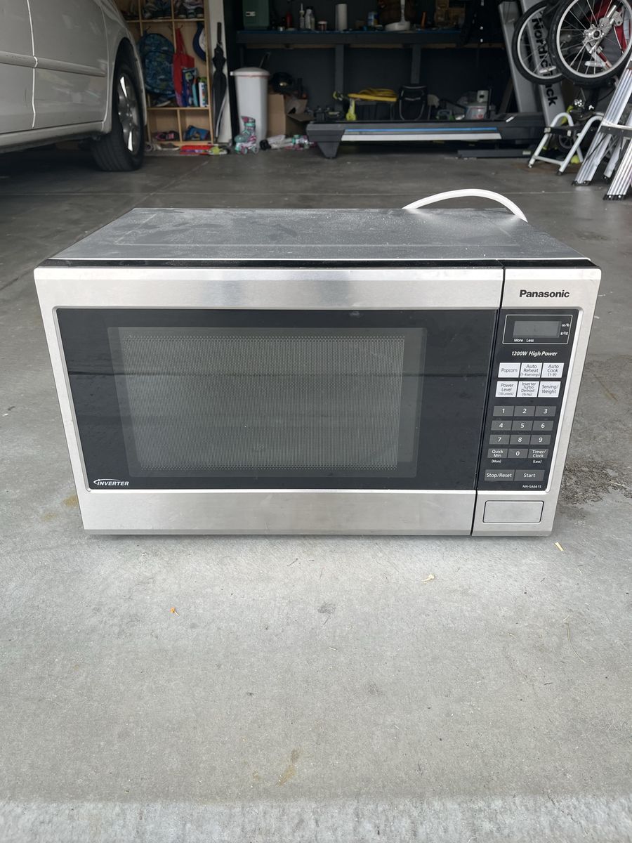 Panasonic Inverter Countertop Microwave 1200W Stainless Steel
