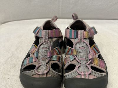 Keen toddler size 11 pink/pastel stripe WP hiking sandals