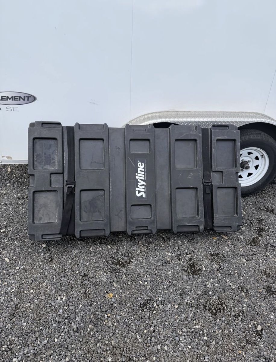 Skyline Hard Transit Case Black Trade Show Display Shipping Storage Container