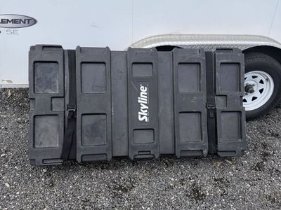 Skyline Hard Transit Case Black Trade Show Display Shipping Storage Container
