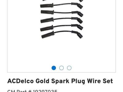 ACDelco Spark Plug Wire Sets 19297035
