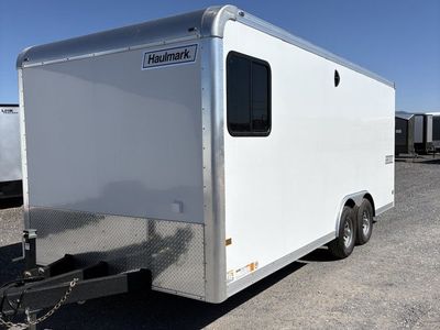 8.5x20 Haulmark Grizzly HD Office Enclosed Cargo Trailer - 7'0" Interior - 10K GVWR -